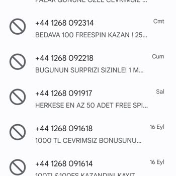 İYS (iys.org.tr - İleti Yönetim Sistemi) Uygunsuz Mesajlar Geliyor