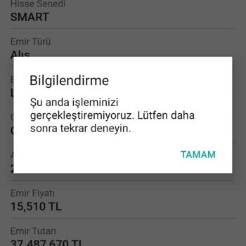 Garanti Bankası Bistte Emir İptali Yapmıyor Dikkat!