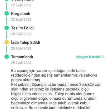 Kusurlu Ürünü İade Almayan Mağaza ve Buna Yardım Eden Dolap Firması