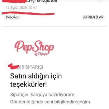 PepShop 2 Haftadır Siparişim Gönderilmedi
