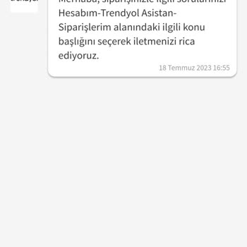 Trendyol Eksik Ürün Ve Mağduriyet