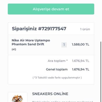 Sneakersonline.tr Snearkersonline.tr Kimseyi Bir Daha Mağdur Etmesin Diye Bana Ulaşın