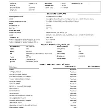 Neova Sigorta Cam Hasarımı Ödemiyor.