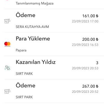 Starbucks'ta Yıldızlarım Yüklenmedi