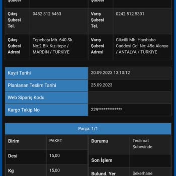 Sürat Kargo Kargom İle İlgilenmiyorlar