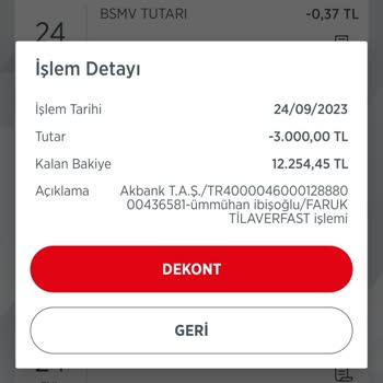 Akbank Yanlış Hesaba Para Gönderdim