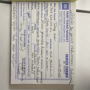 Xiaomi Servis Ve Mağaza Sorumsuzluğu