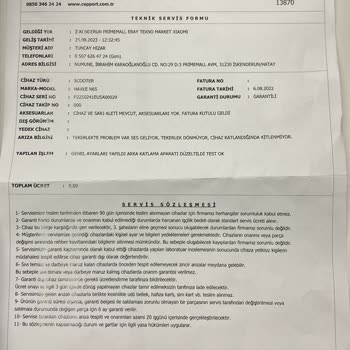 Xiaomi Servis Ve Mağaza Sorumsuzluğu