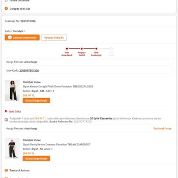 Trendyol İade Kargomu Bulamıyor