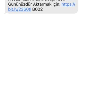 Kuveyt Türk SMS Gelmesi