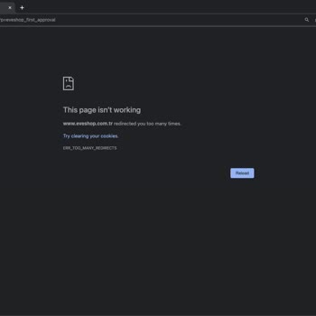 Eve Shop Siparişimin Durumunu Öğrenemiyorum, Web Sitesi Açılmıyor