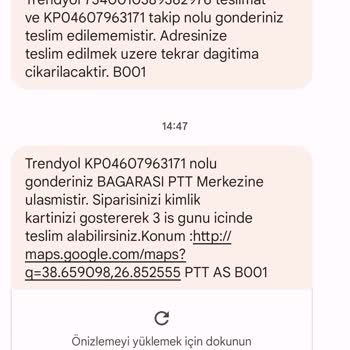 PTT Kargo Adres Yetersizliği PTT