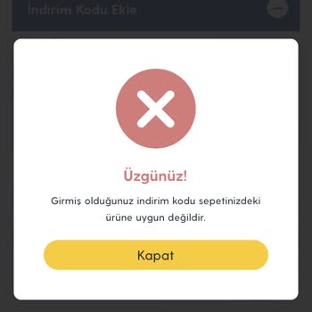 Turkcell Pasaj Gnç Pasaj İndirim Kodu Hatası
