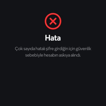 Papara Durduk Yere Yanlış Şifreden Bloke Olma