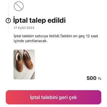 Gardrops'da İptal Talebinden Sonra Para İadesi Yapmıyor!