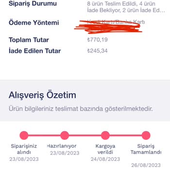 Penti İade Paramı Yatırmıyor