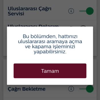 Türk Telekom Yurt Dışı Aranmaya Kapatma