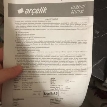 Arçelik Çamaşır Makinem Su Akıtıyor Ve Temiz Yıkamıyor