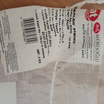 Tat Bakliyat Kurtlu Böcekli Pirinç