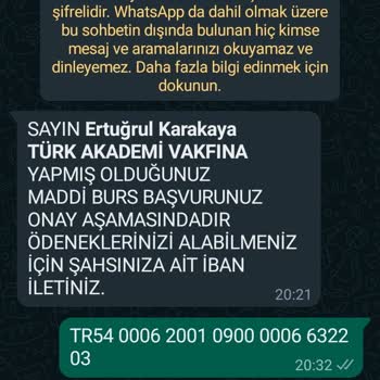 Akademi Bursu Türk Akademi Vakfı İle İlgili Olan (sahte Burs)