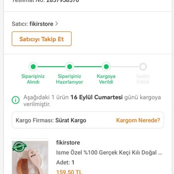 Fikir Store Teslim Edilmeyen Kargo