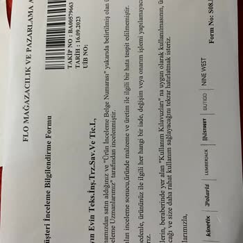 Lotto Marka Ayakkabı Ve FLO Mağazacılığın Ürünü İncelememiş Olması.