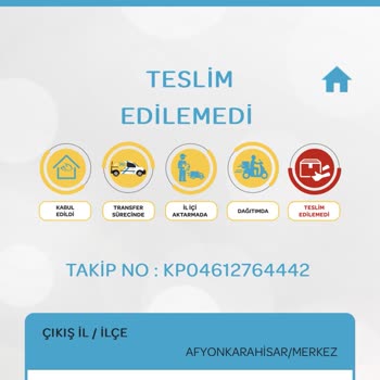 PTT Kargo Ürünleri Teslim Etmeden Geri Getiriyor