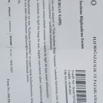 FLO Ayakkabı Mağazasından Ayıplı Ürün Ve Lakayıt Tavır Davranışlar