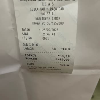 Kırçiçeği Restaurant Kırçiçeği Fatura Kesmiyor