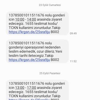 KARGOMsende Kargo Şirketi Tarafından Siparişimin Ulaşılmaması