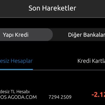 Alakasız Bir Şekilde Agoda Paramı Çekti. 2.500 TL