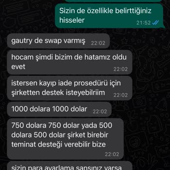 Valor Yatırım Swap İle Tüm Bakiyemin Sıfırlanması