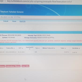 Türk Telekom Telefon Borumu Ödemek Kara Listeden Çıkmak İstiyorum
