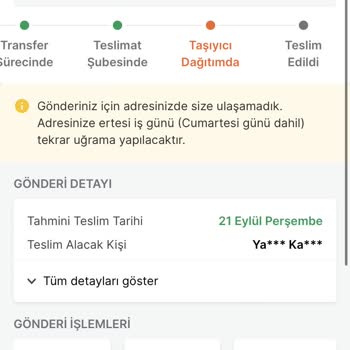 Trendyol Siparişimi Kargoda Kaybetti