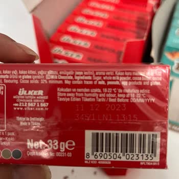 Ülker Napoliten Çikolataları Bozuk