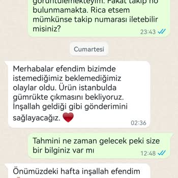 Miamoremi Ürünün Geç Teslimatı