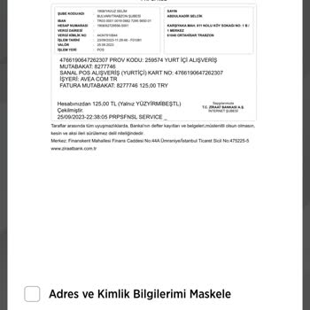 Türk Telekom Aynı Faturanın 2 Kez Ödeme Alması.