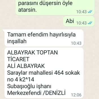 Yurtiçi Kargo Kaleiçi Denizli Arabandan Verilen Kargo Hakkında
