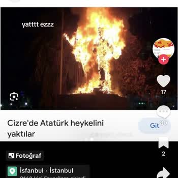 TikTok Atatürk'e Hakaret Eden Şahıs