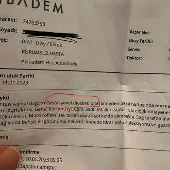 Acıbadem Altunizade Hastanesi Zor Doğum Ve Yaşatılan Mağduriyet