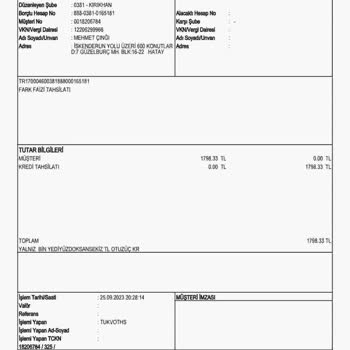 Akbank Depremzede'den Fark Faizi Altında Para Kesintisi.
