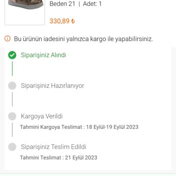 FLO Ayakkabı FLO Aldığım Ayakkabıyı Göndermiyor