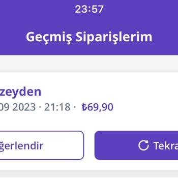 Getir Parası Ödenen Ürünün Teslim Edilmemesi