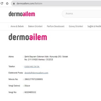Dermoailem Kargo Sorunu Ve Bilgi Verilmemesi