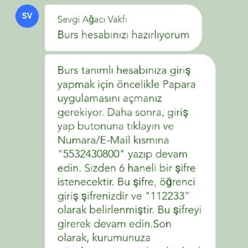 P*****a Sevgi Ağacı Vakfı Burs Başvuru Tehlikesi