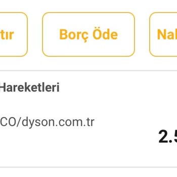 Dyson Ödemesi Alınan Ama Sistemde Gözükmeyen