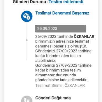 MNG Kargo Teslim Edilmeyen Ürün