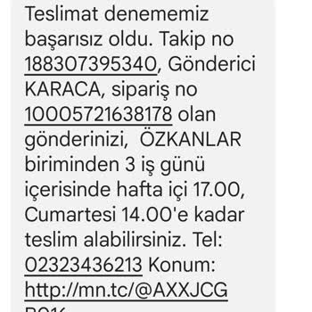 MNG Kargo Teslim Edilmeyen Ürün