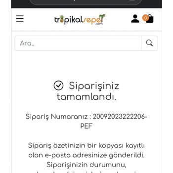 Tropikalsepet.com Tropikal Sepet'ten Aldığım Ispanak Köküyle İlgili Sorun Yaşadım