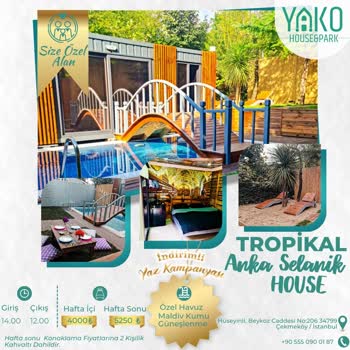 Yako House & Park - Tiny House Türkiye Anka Selanik Hause Kahvaltı Dahil Denildi Sabah Oldu Verilmedi